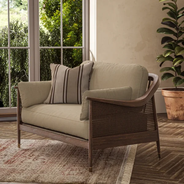 Jaeger Fabric - Buff by Jaeger Fabric from Warwick Jaeger collection - neutral plain woven