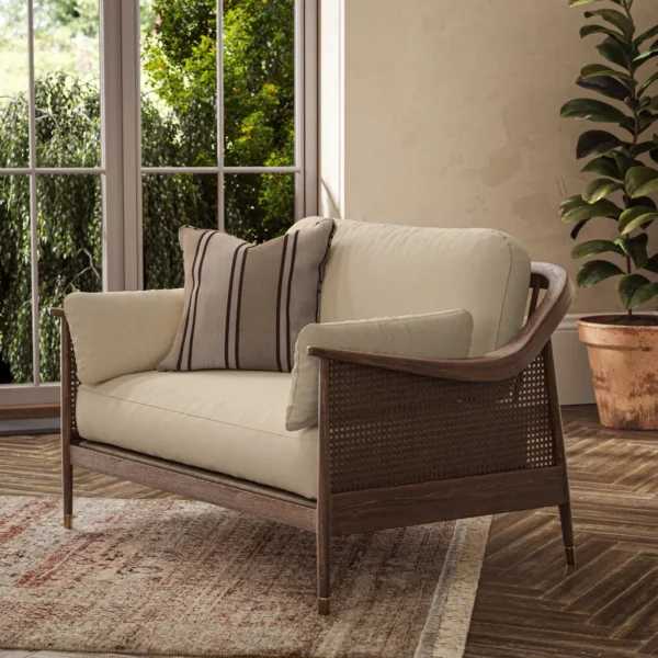 Jaeger Fabric - Ecru by Jaeger Fabric from Warwick Jaeger collection - white plain woven