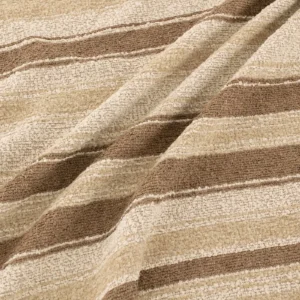 Caprivi Fabric from Warwick Okavango collection - brown striped woven
