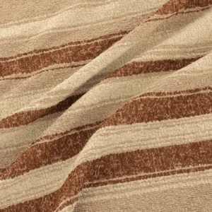 Caprivi Fabric from Warwick Okavango collection - brown striped woven