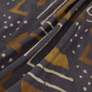 Kuba Fabric from Warwick Okavango collection - brown traditional printed