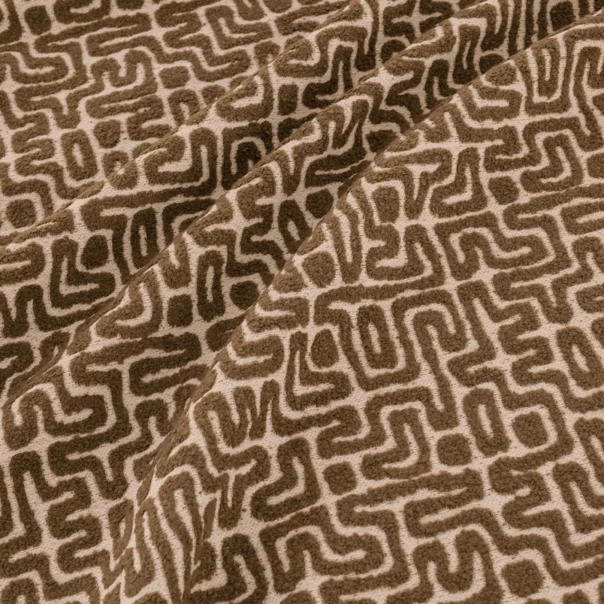Mikumi Fabric - Earth by Mikumi Fabric from Warwick Okavango collection - brown misc woven