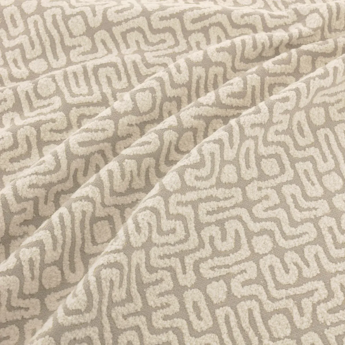 Mikumi Fabric - Pumice by Mikumi Fabric from Warwick Okavango collection - black-grey misc woven