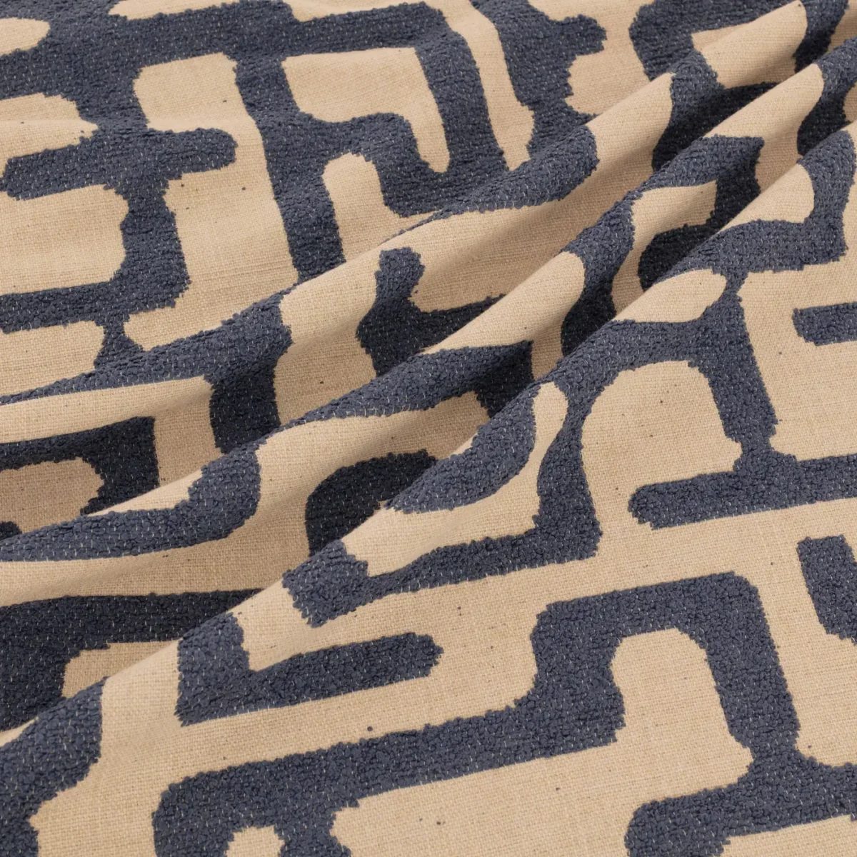 Moremi Fabric - Mirage by Moremi Fabric from Warwick Okavango collection - blue misc woven