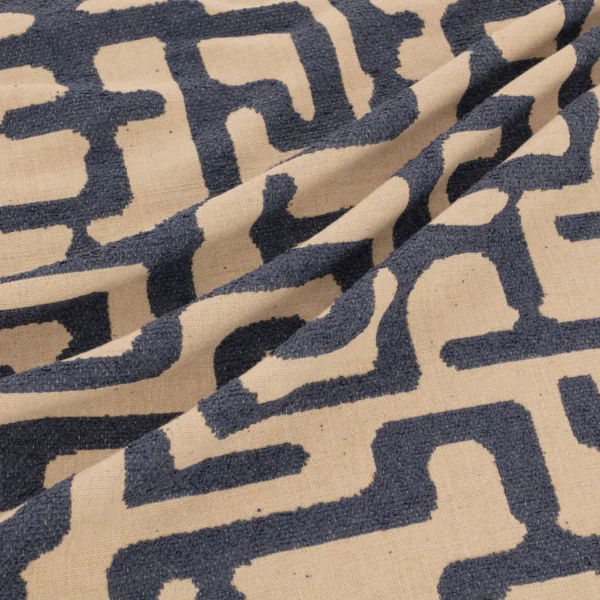 Moremi Fabric - Mirage by Moremi Fabric from Warwick Okavango collection - blue misc woven