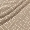 Savuti Fabric from Warwick Okavango collection - neutral geometric velvet-chenille