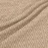 Selinda Fabric from Warwick Okavango collection - brown geometric velvet-chenille