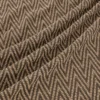 Selinda Fabric from Warwick Okavango collection - brown geometric velvet-chenille