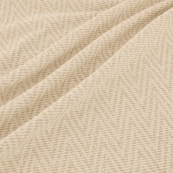 Selinda Fabric from Warwick Okavango collection - neutral geometric velvet-chenille