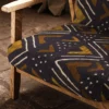 Kuba Fabric from Warwick Okavango collection - brown traditional printed