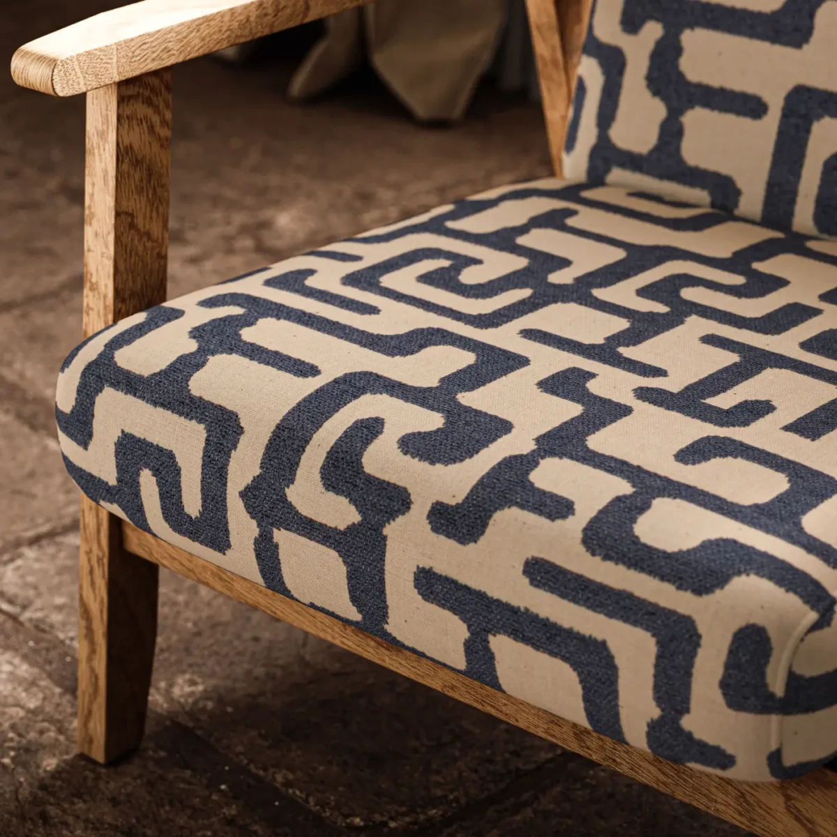 Moremi Fabric - Mirage by Moremi Fabric from Warwick Okavango collection - blue misc woven