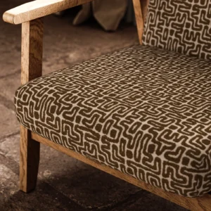Mikumi Fabric from Warwick Okavango collection - brown misc woven