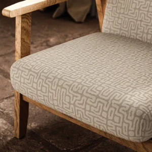 Mikumi Fabric from Warwick Okavango collection - black-grey misc woven