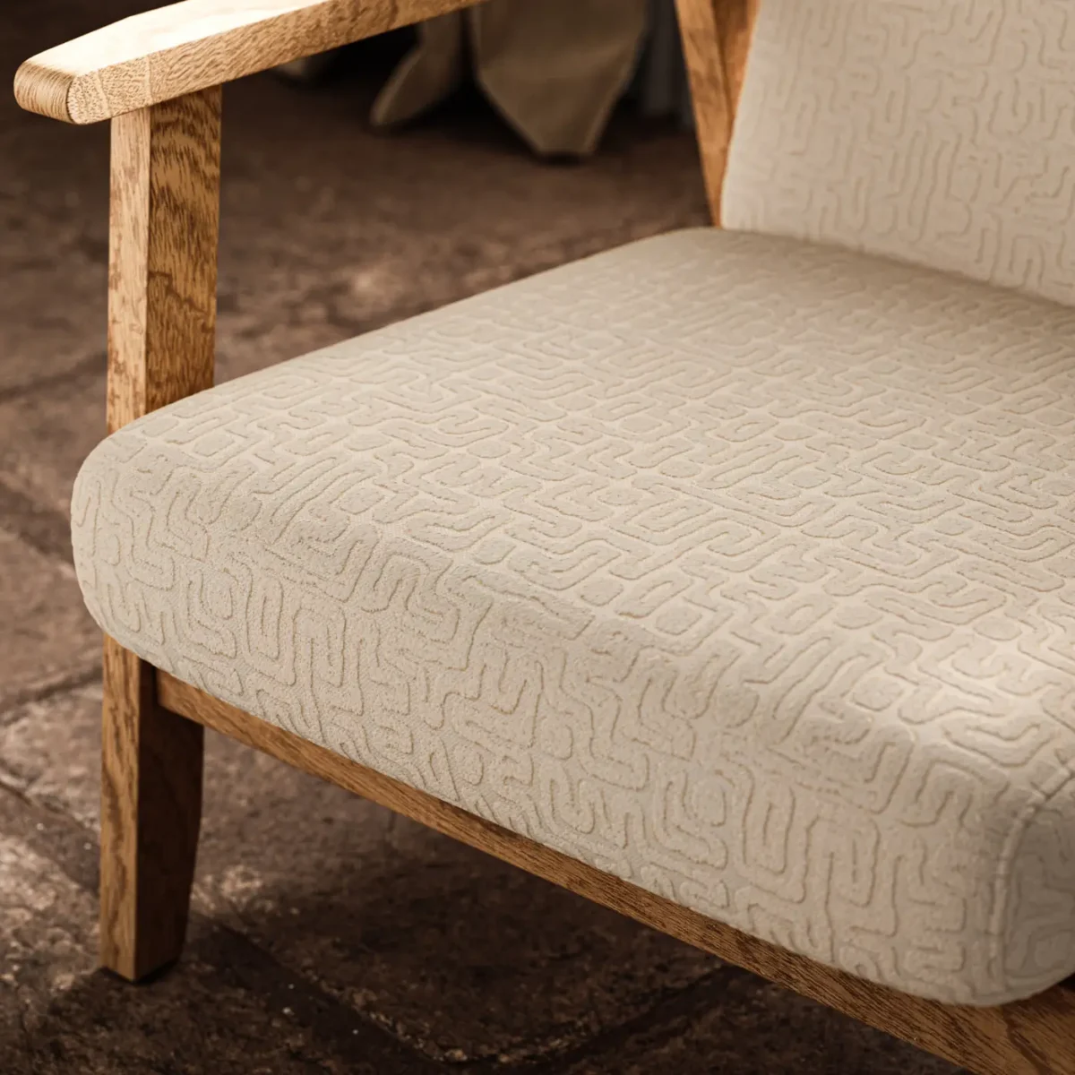 Mikumi Fabric - Silica by Mikumi Fabric from Warwick Okavango collection - neutral misc woven