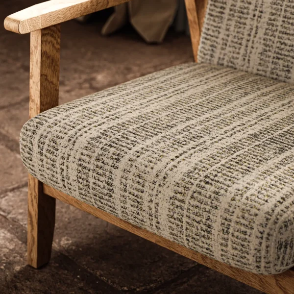 Chobe Fabric - Magma by Chobe Fabric from Warwick Okavango collection - black-grey misc woven