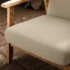 Tufty Fabric from Warwick Okavango collection - white plain woven