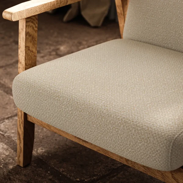 Tufty Fabric - Merino by Tufty Fabric from Warwick Okavango collection - white plain woven