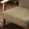 Tufty Fabric from Warwick Okavango collection - neutral plain woven