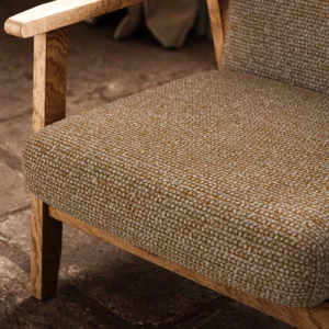 Tufty Fabric from Warwick Okavango collection - brown plain woven