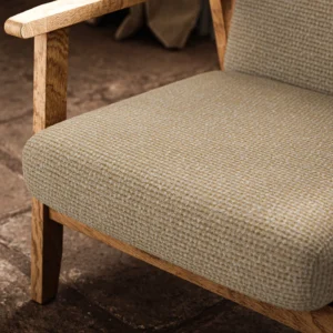 Tufty Fabric from Warwick Okavango collection - neutral plain woven
