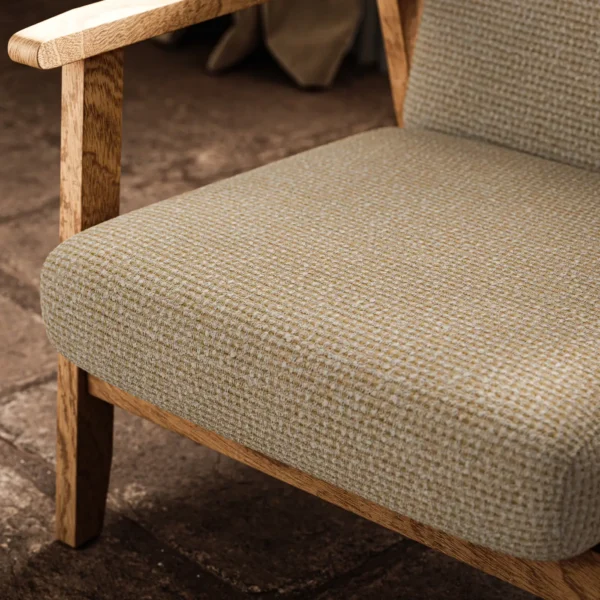 Tufty Fabric from Warwick Okavango collection - neutral plain woven