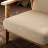 Selinda Fabric from Warwick Okavango collection - neutral geometric velvet-chenille