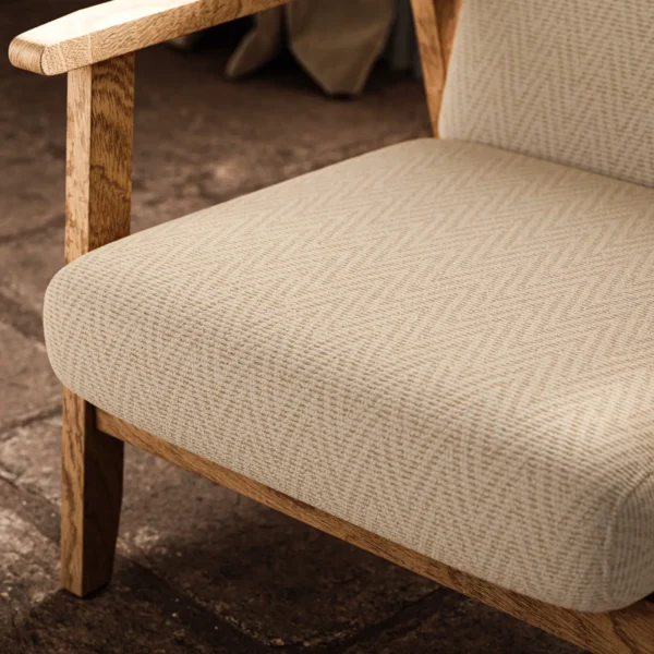 Selinda Fabric from Warwick Okavango collection - neutral geometric velvet-chenille