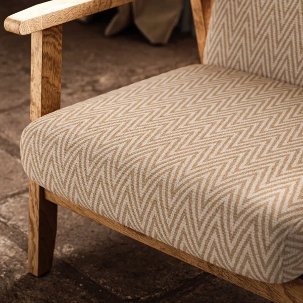 Selinda Fabric from Warwick Okavango collection - brown geometric velvet-chenille