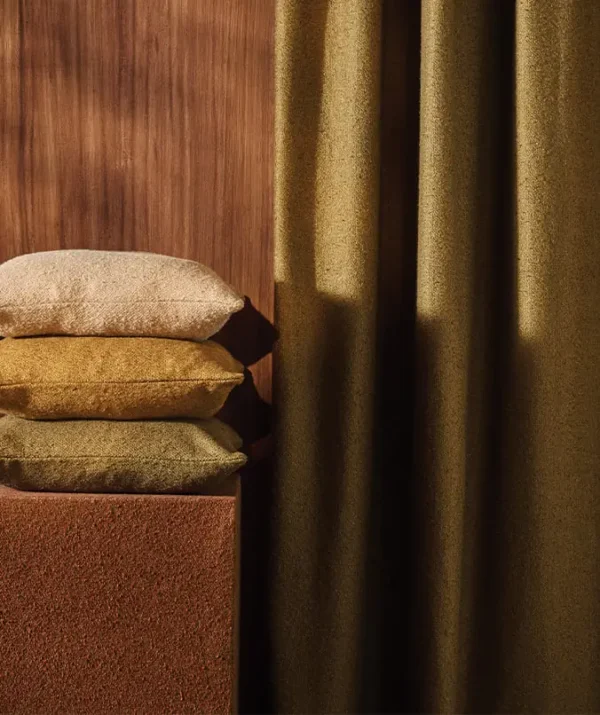 Enver Fabric - Ginger by Enver Fabric from Kai Enver collection - blue plain woven