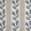 Alessia Fabric from Kai Fiorella collection - blue striped embroideried