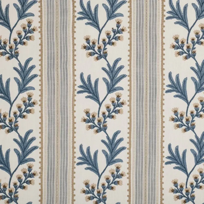 Alessia Fabric - Indigo swatch