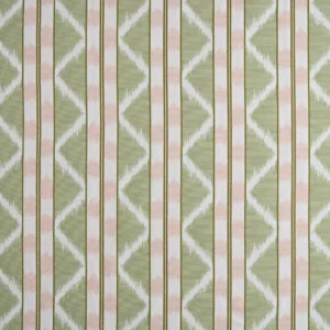 Gigi Fabric from Kai Fiorella collection - green striped printed