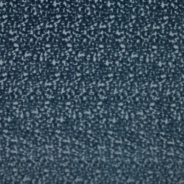 Izzy Fabric - Indigo by Izzy Fabric from Kai Fiorella collection - blue misc velvet-chenille