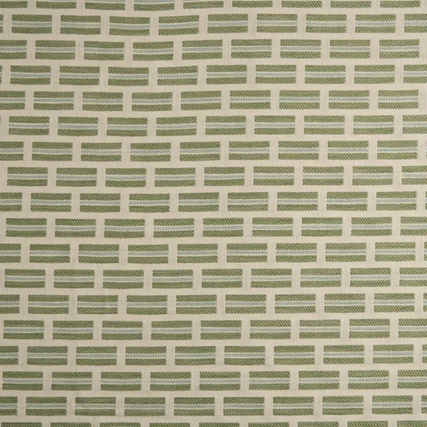 Lyra Fabric from Kai Fiorella collection - green geometric printed
