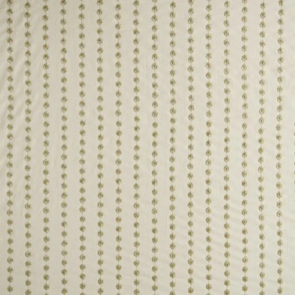 Marcie Fabric - Gooseberry by Marcie Fabric from Kai Fiorella collection - neutral striped embroideried