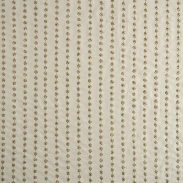 Marcie Fabric from Kai Fiorella collection - neutral striped embroideried