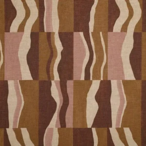 Pedrara Fabric from Kai Isara collection - brown misc printed