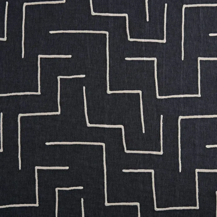 Veina Fabric - Charcoal swatch