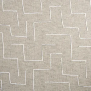 Veina Fabric from Kai Isara collection - black-grey geometric cotton
