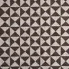 Zarela Fabric from Kai Isara collection - brown geometric velvet-chenille