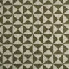 Zarela Fabric from Kai Isara collection - green geometric velvet-chenille