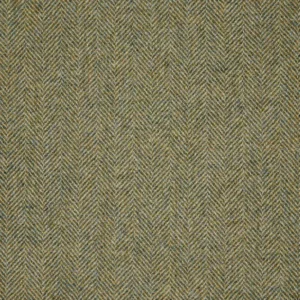 Herringbone Fabric from Abraham Moon & Sons Heritage II collection - green misc woolen