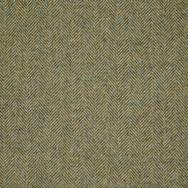 Herringbone Fabric - Olive by Herringbone Fabric from Abraham Moon & Sons Heritage II collection - green misc woolen