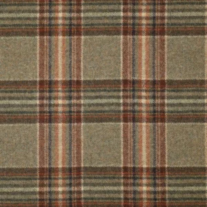 Coates Fabric from Abraham Moon & Sons Heritage II collection - red checked woolen