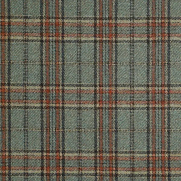 Smyth Fabric from Abraham Moon & Sons Heritage II collection - blue checked woolen