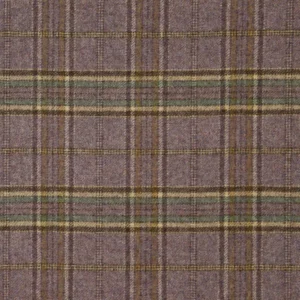 Smyth Fabric from Abraham Moon & Sons Heritage II collection - purple checked woolen