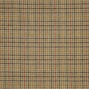 Aveyard Fabric from Abraham Moon & Sons Heritage II collection - yellow checked woolen