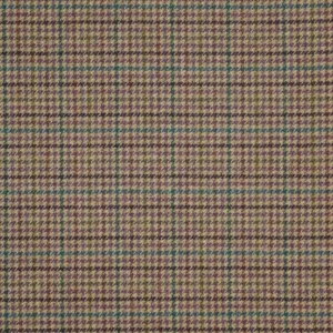 Aveyard Fabric from Abraham Moon & Sons Heritage II collection - brown checked woolen