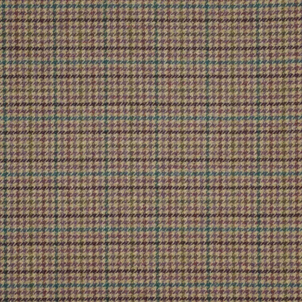 Aveyard Fabric - Lavender by Aveyard Fabric from Abraham Moon & Sons Heritage II collection - brown checked woolen
