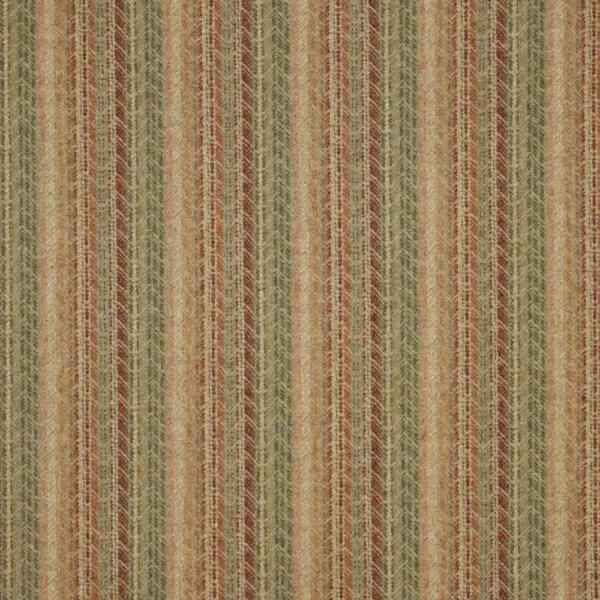 Anderson Fabric - Sage / Red by Anderson Fabric from Abraham Moon & Sons Heritage II collection - green striped woolen